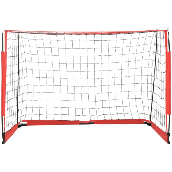 Fotbollsmål stål vidaXL 184 x 91 x 124.5 cm – bild 2