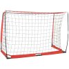 Fotbollsmål stål vidaXL 184 x 91 x 124.5 cm – miniatyr 4