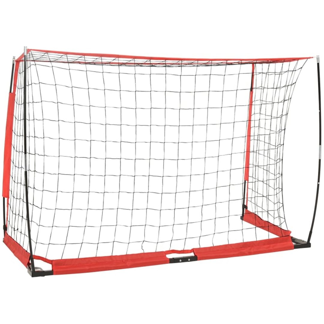 Fotbollsmål stål vidaXL 184 x 91 x 124.5 cm – bild 4