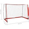 Fotbollsmål stål vidaXL 184 x 91 x 124.5 cm – miniatyr 9