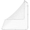 Fotbollsmål vit 122x81x81 cm stål vidaXL – miniatyr 5