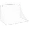 Fotbollsmål vit 122x81x81 cm stål vidaXL – miniatyr 6