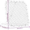 Fotbollsnät med rebounder justerbart svart 84x73x60-80 cm stål vidaXL – miniatyr 8