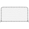 Fotbollsnät med rebounder svart 366x90x183 cm HDPE vidaXL – miniatyr 3