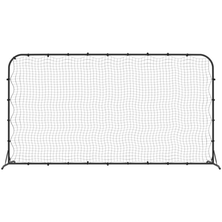 Fotbollsnät med rebounder svart 366x90x183 cm HDPE vidaXL – bild 3