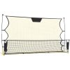 Fotbollsnät med rebounder svart och gul 183x85x120 cm polyester vidaXL – miniatyr 2