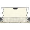 Fotbollsnät med rebounder svart och gul 183x85x120 cm polyester vidaXL – miniatyr 3