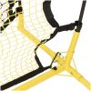 Fotbollsnät med rebounder svart och gul 183x85x120 cm polyester vidaXL – miniatyr 5