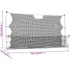 Fotbollsnät med rebounder svart och gul 183x85x120 cm polyester vidaXL – miniatyr 10