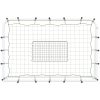 Fotbollsnät med rebounder vit&svart 184x61x123 cm stål och PE vidaXL – miniatyr 3