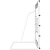 Fotbollsnät med rebounder vit&svart 184x61x123 cm stål och PE vidaXL – miniatyr 4