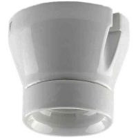 FOTLAMPHÅLLARE VIT E27 100W