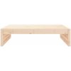 Fotpall för trädgården 120x80 cm massiv furu vidaXL – miniatyr 4