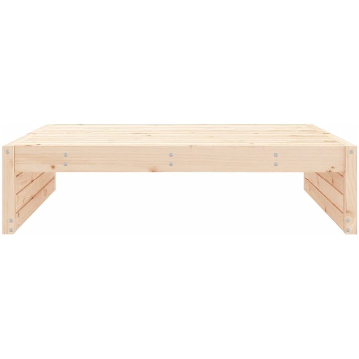 Fotpall för trädgården 120x80 cm massiv furu vidaXL – bild 4