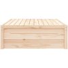 Fotpall för trädgården 120x80 cm massiv furu vidaXL – miniatyr 5