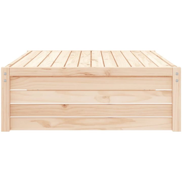 Fotpall för trädgården 120x80 cm massiv furu vidaXL – bild 5