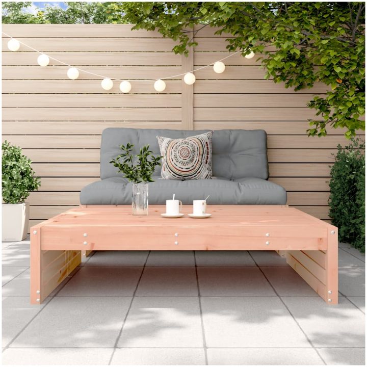 Fotpall för trädgården 120x80 cm massivt douglasträ vidaXL – bild 3