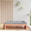 Fotpall för trädgården 120x80 cm massivt douglasträ vidaXL – miniatyr 1