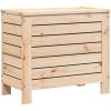 Fotpall för trädgården 62x31,5x52 cm massiv furu vidaXL – miniatyr 2