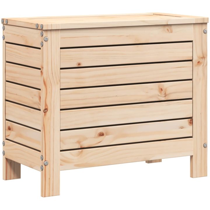 Fotpall för trädgården 62x31,5x52 cm massiv furu vidaXL – bild 2