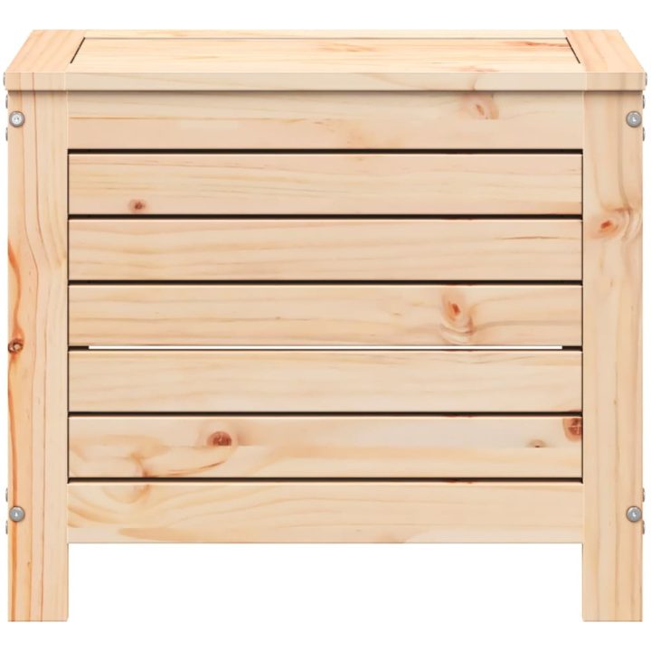 Fotpall för trädgården 62x31,5x52 cm massiv furu vidaXL – bild 4
