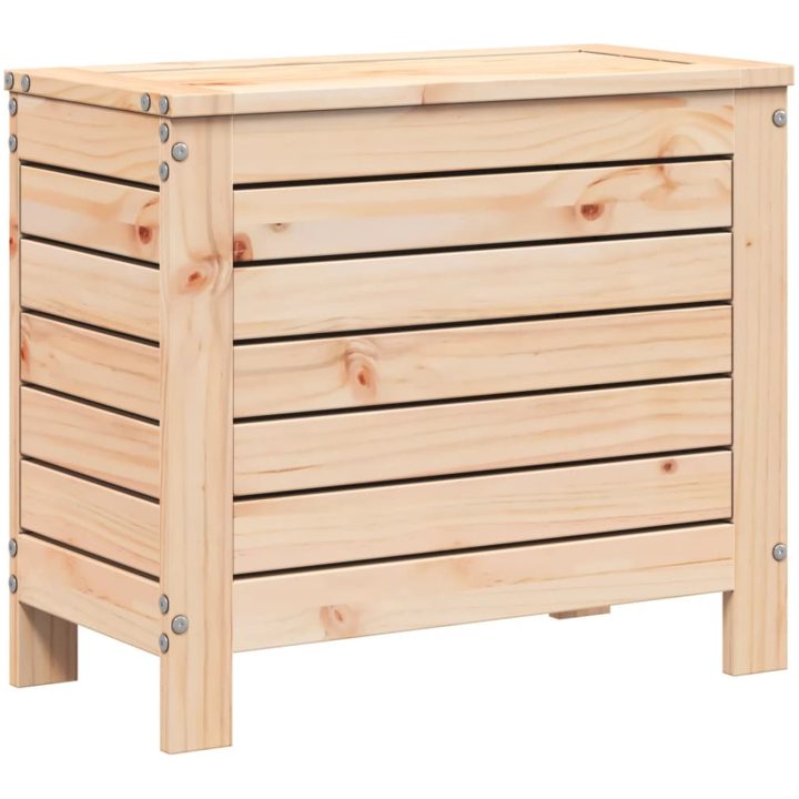 Fotpall för trädgården 62x31,5x52 cm massiv furu vidaXL – bild 6