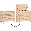 Fotpall för trädgården 62x31,5x52 cm massiv furu vidaXL – miniatyr 7
