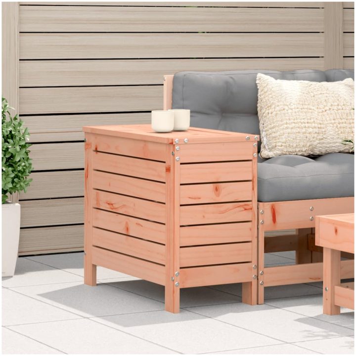 Fotpall för trädgården 62x31,5x52 cm massivt douglasträ vidaXL – bild 3