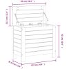 Fotpall för trädgården 62x31,5x52 cm massivt douglasträ vidaXL – miniatyr 10