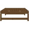 Fotpall för trädgården honungsbrun 120x80 cm massiv furu vidaXL – miniatyr 5