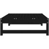 Fotpall för trädgården svart 120x80 cm massiv furu vidaXL – miniatyr 5
