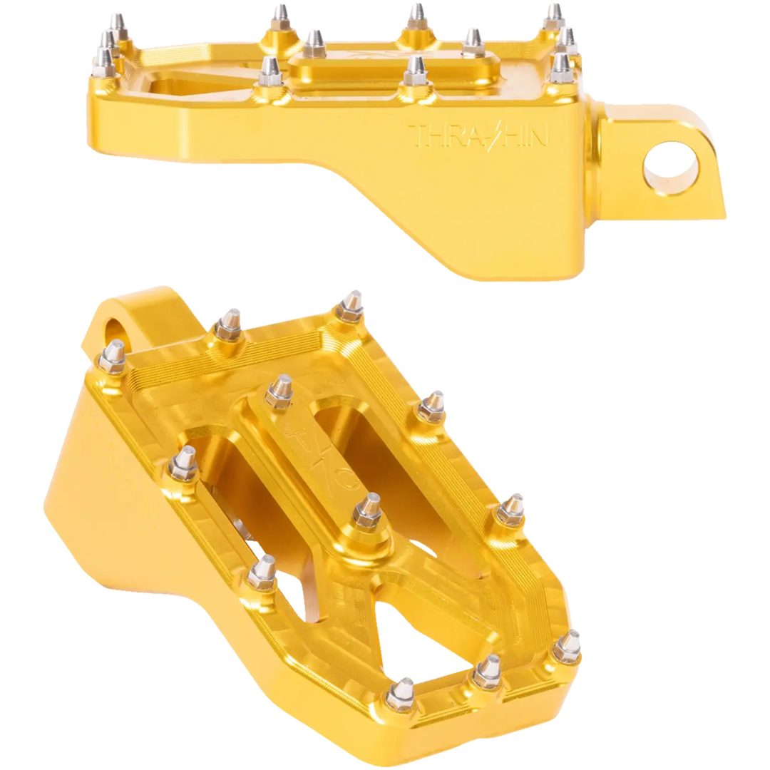 Fotpinnar Aggressor Guld THRASHIN SUPPLY CO.