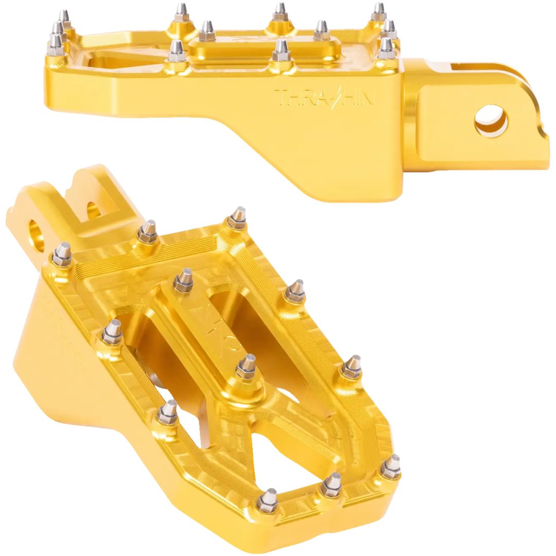 Fotpinnar Aggressor Guld THRASHIN SUPPLY CO.