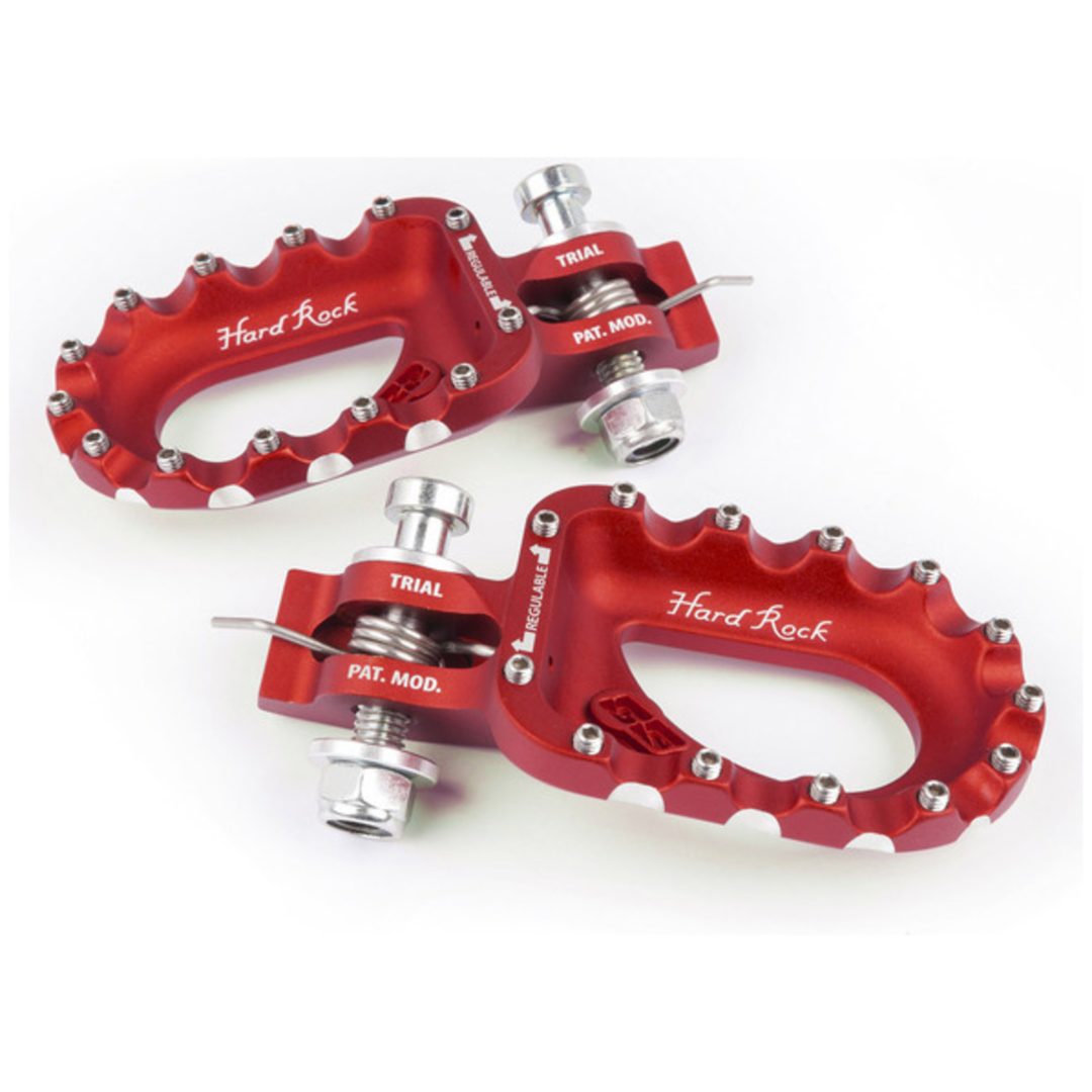 Fotpinnar Aluminium Röd S3