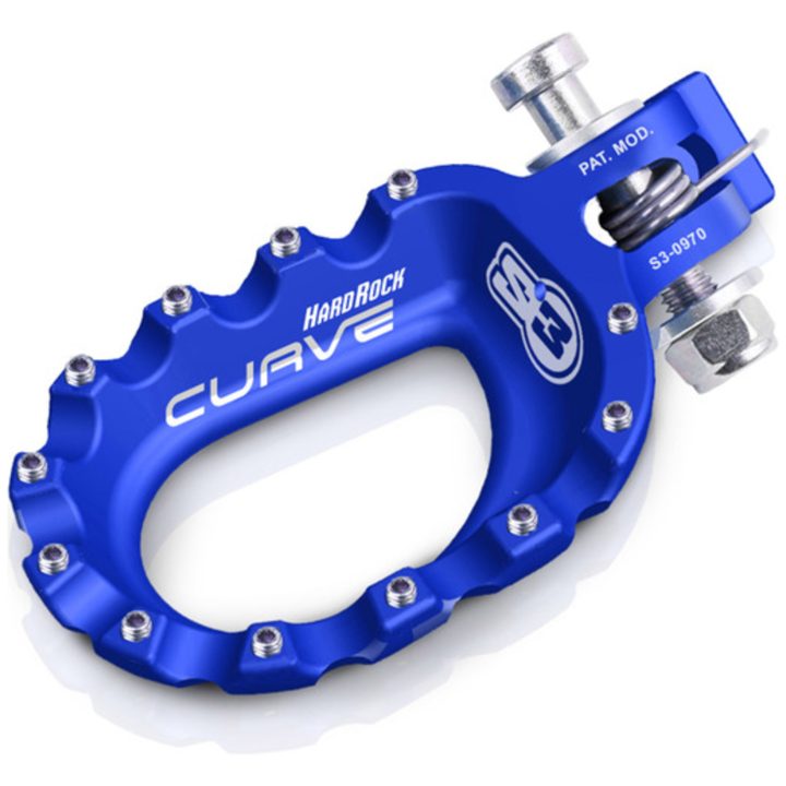 Fotpinnar Curve Aluminium Blå S3 – bild 3