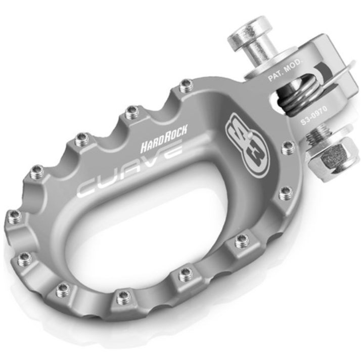 Fotpinnar Curve Aluminium Silver S3 – bild 3
