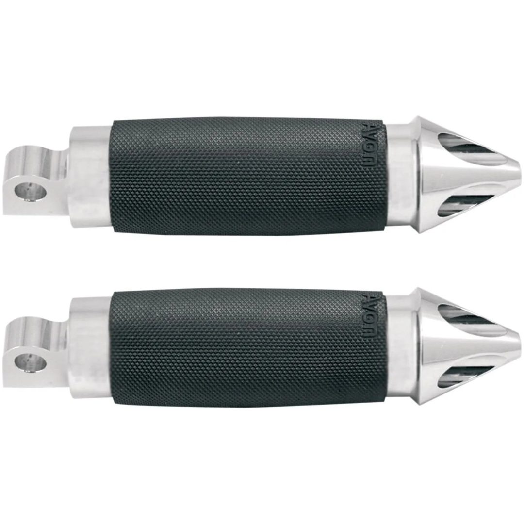 Fotpinnar Custom Spike Krom Svart/silver AVON GRIPS
