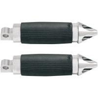 Fotpinnar Custom Spike Krom Svart/silver AVON GRIPS