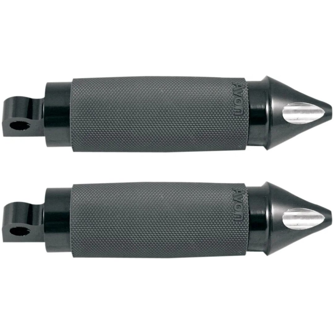 Fotpinnar Custom Spike Svart Anodiserad AVON GRIPS