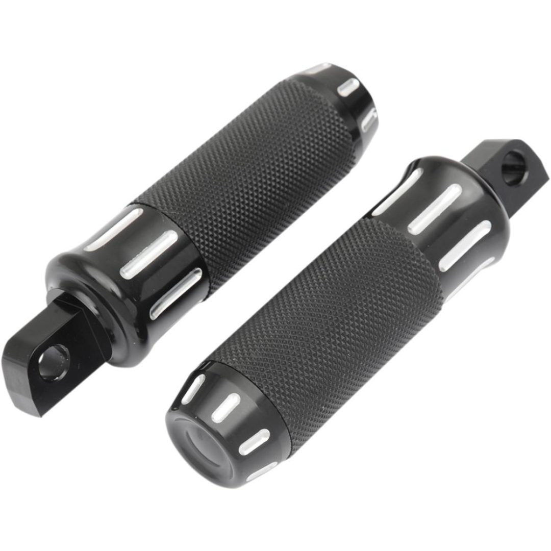 Fotpinnar Custom Svart/silver DRAG SPECIALTIES