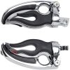 Fotpinnar Flamin Switchblade Svart/Krom KURYAKYN För TAPERED Adapters – miniatyr 3