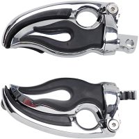 Fotpinnar Flamin Switchblade Svart/Krom KURYAKYN