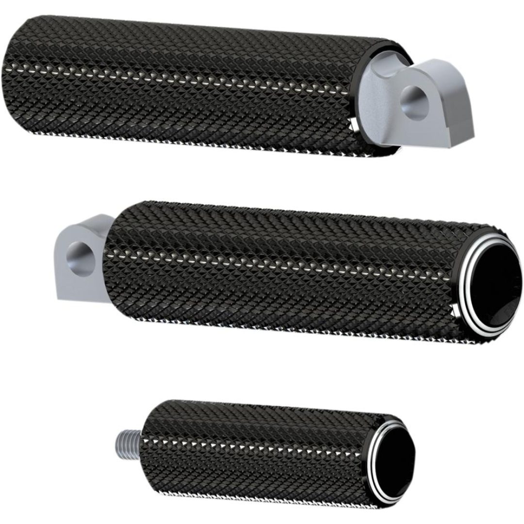Fotpinnar Fusion Aluminium/svart ARLEN NESS