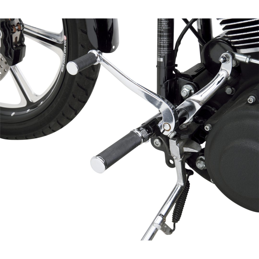 Fotpinnar Hotop Svart/krom DRAG SPECIALTIES OE – bild 2