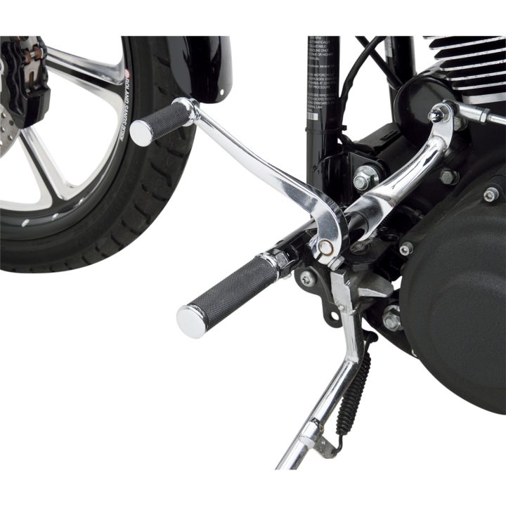 Fotpinnar Hotop Svart/krom DRAG SPECIALTIES OE – bild 2