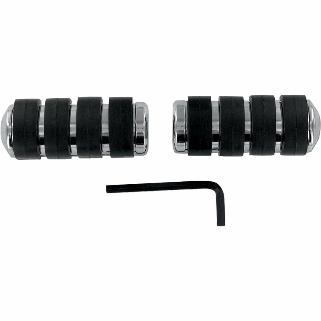 Fotpinnar ISO Large Krom KURYAKYN Till SPLINED adapter