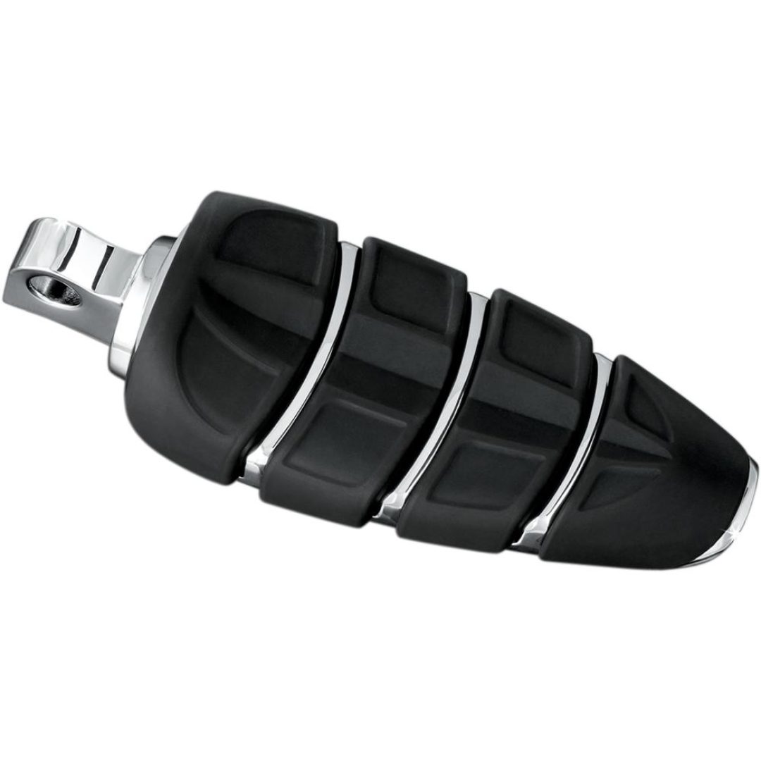 Fotpinnar Kinetic Svart/krom KURYAKYN FOOTPEG KINETIC W/MNT CHR