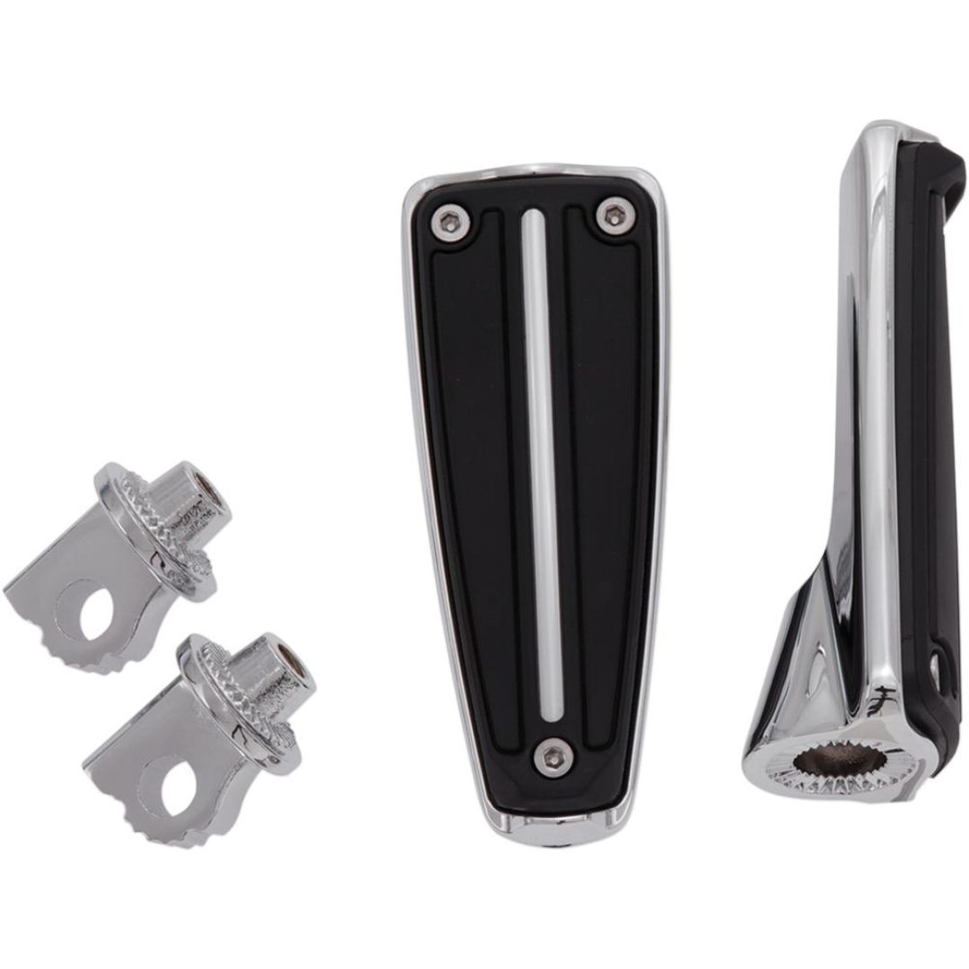 Fotpinnar RAIL Krom CIRO Inkl. montering