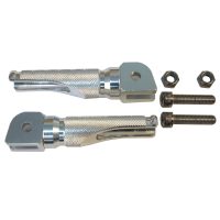 Fotpinnar Slash-Cut Silver Emgo