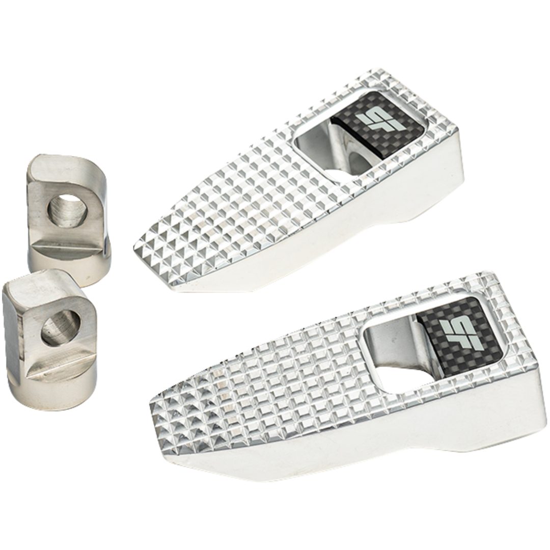 Fotpinnar Speed Polerad/silver SLYFOX